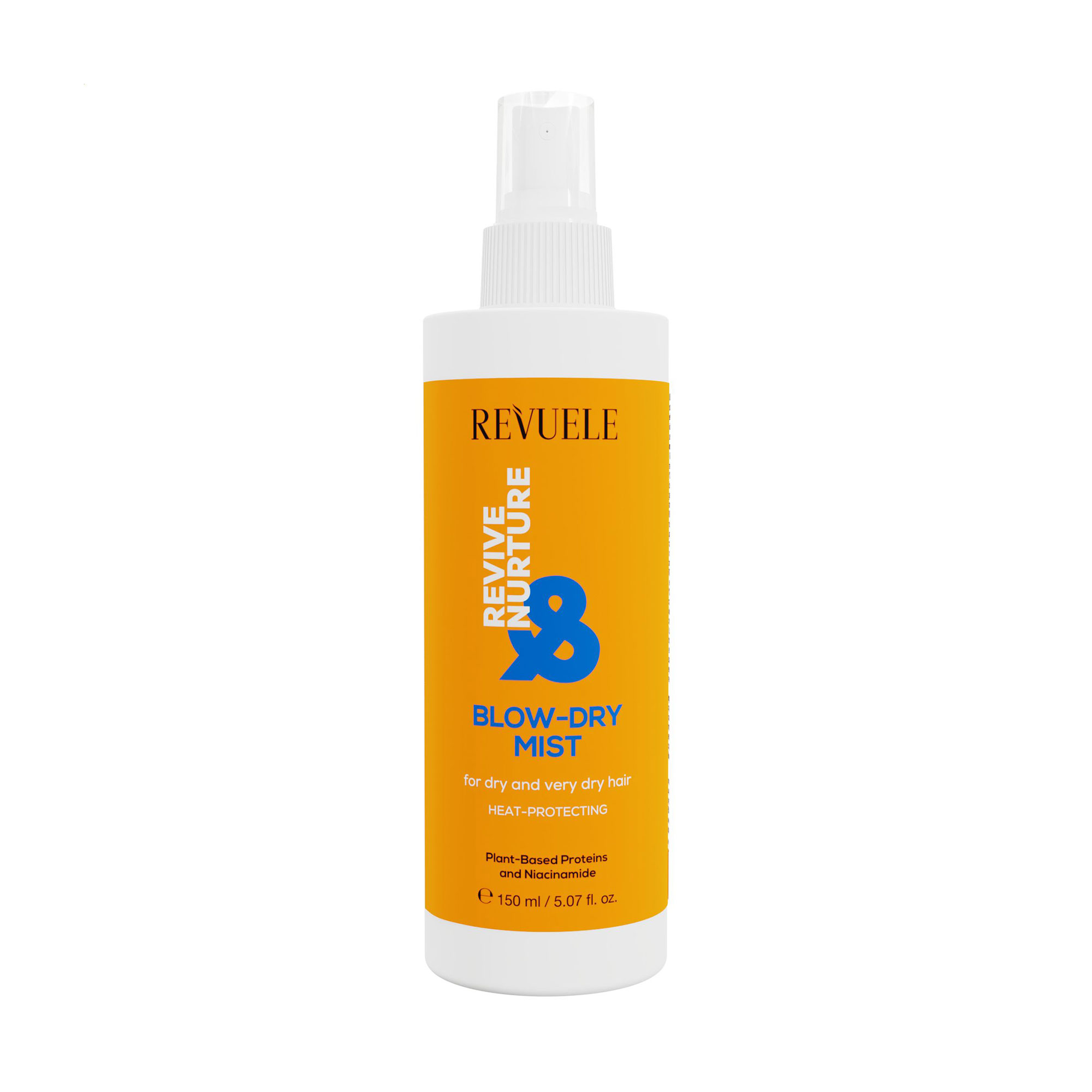 Спрей-термозахист Revuele Revive &amp; Nurture Blow-Dry Mist для сухого та дуже сухого волосся, 150 мл